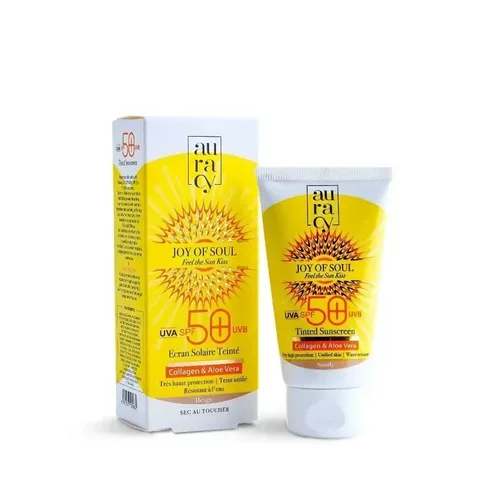 AURACY Joy Of Soul Écran Solaire Teinté Beige SPF 50+ 50 g