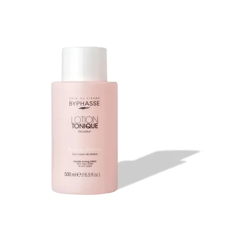 BYPHASSE Lotion Tonique à l'eau de Rose 500 ml
