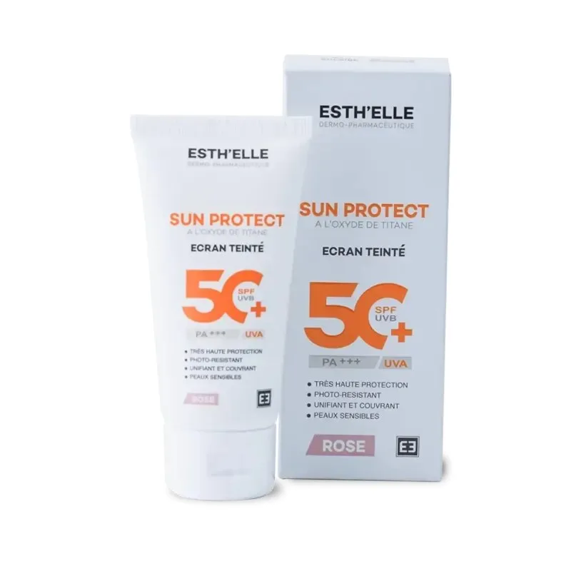 Esthelle Sun Protect Écran Teinté Rose SPF50+ 50 g