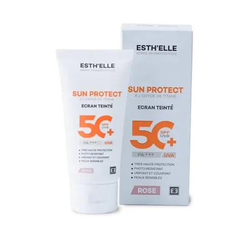 Esthelle Sun Protect Écran Teinté Rose SPF50+ 50 g