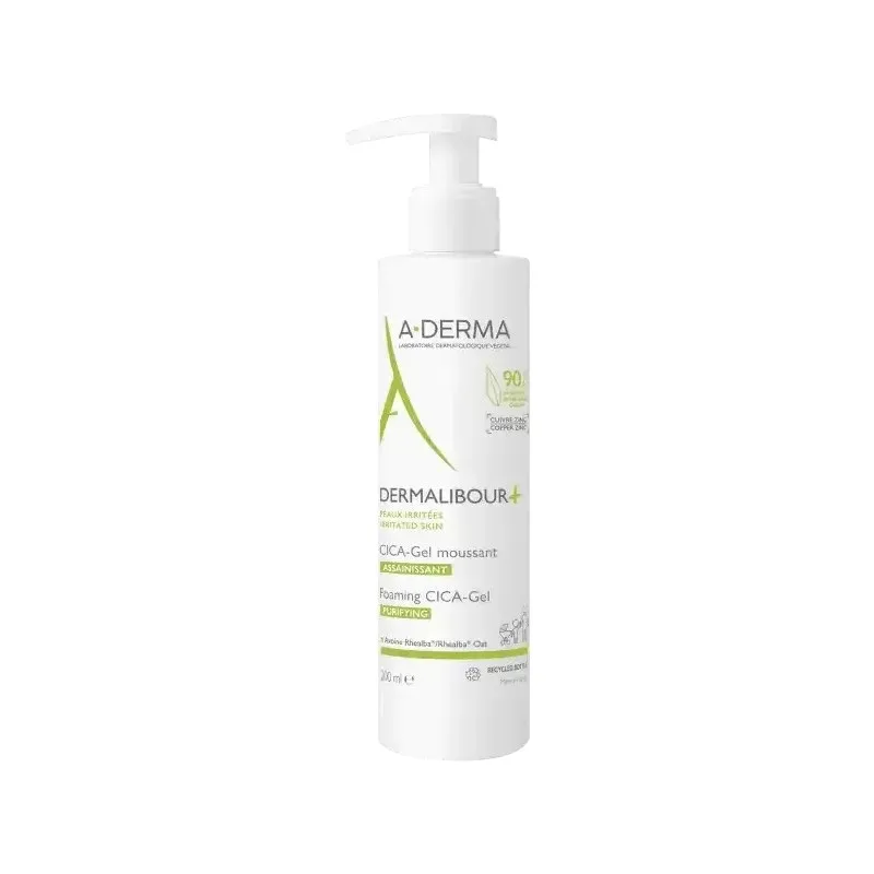 A-DERMA Dermalibour+ Cica Gel Moussant 200 ml