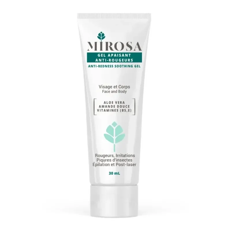 MIROSA Gel Apaisant Anti Rougeurs Visage et Corps 100 ml