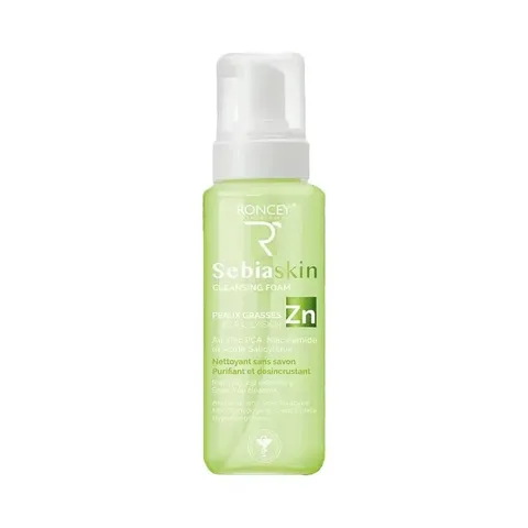 Roncey Sebiaskin Mousse Nettoyante Eclaircissante Peaux Grasses 150 ml