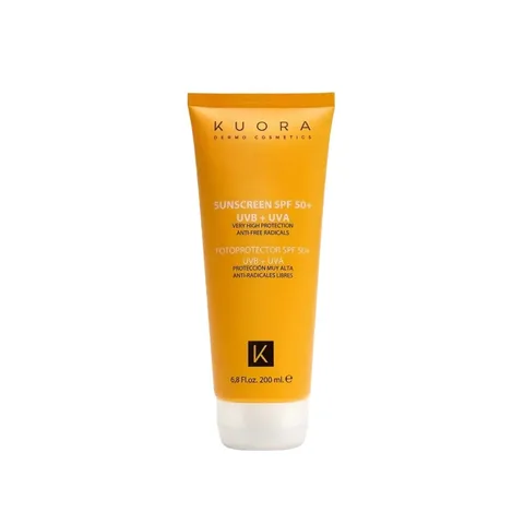 KUORA Écran Solaire Visage et Corps SPF50+ 200 ml