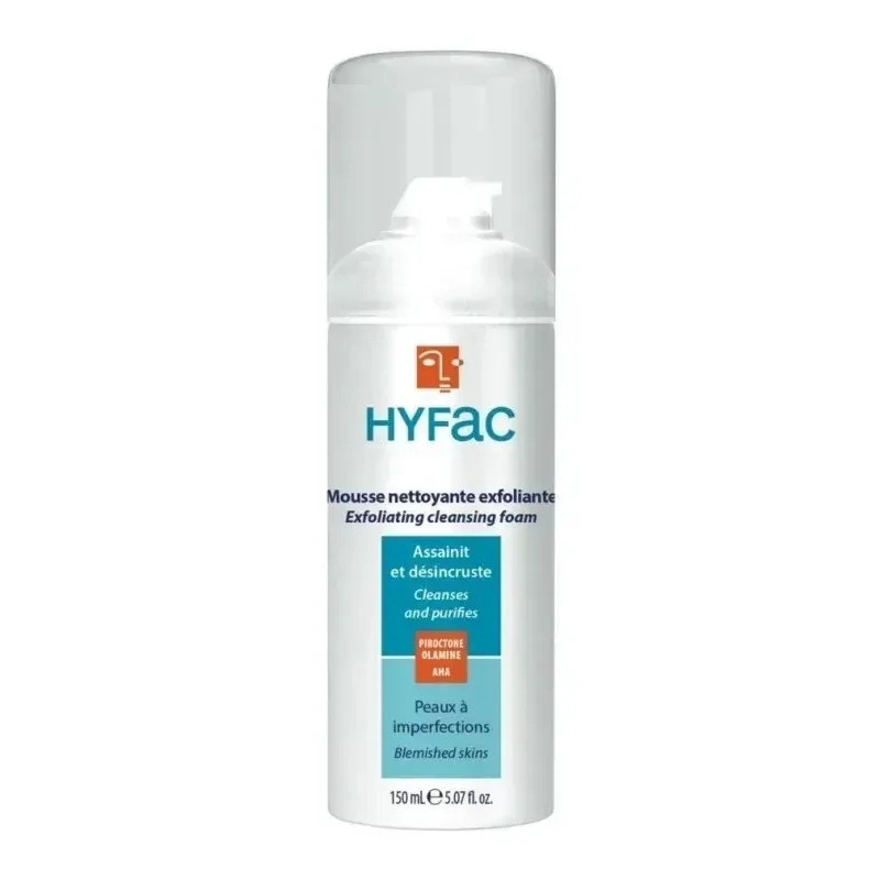 HYFAC Mousse Nettoyante Exfoliante 150 ml