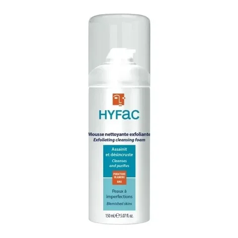 HYFAC Mousse Nettoyante Exfoliante 150 ml