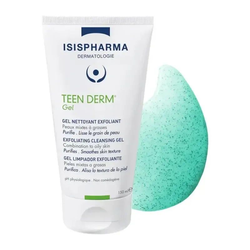 ISISPHARMA Teen Derm Gel Nettoyant Exfoliant 150 ml