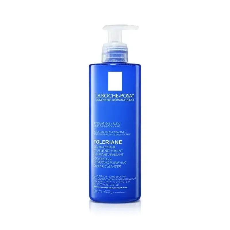 LA ROCHE POSAY Toleriane Gel Moussant Double Nettoyant Purifiant Apaisant 400 ml