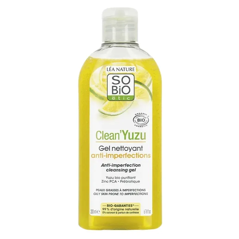 So Bio Clean Yuzu Gel Nettoyant Anti Imperfections 200 ml