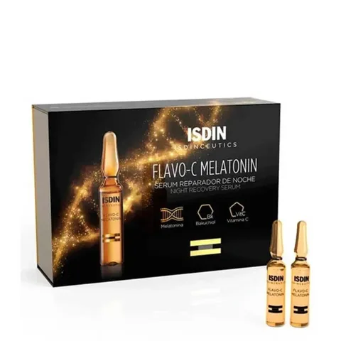 ISDIN Isdinceutics Flavo C Melatonin Sérum Réparateur Nuit 30 Unidoses de 2 ml