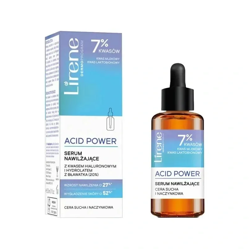 LIRENE Acid Power Sérum Hydratant à l'hydrolat de Bluet 30 ml