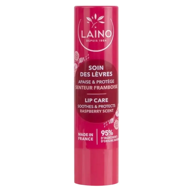 LAINO Soin des Lèvres Fragilisees Gout Framboise 4 g