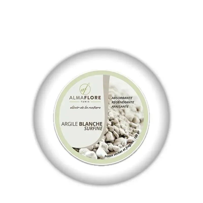 ALMAFLORE Argile Blanche Surfine 100 g