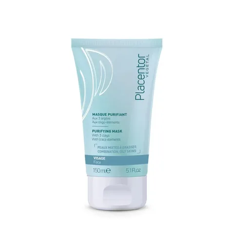 PLACENTOR Vegetal Masque Purifiant Peaux Mixtes à Grasses 150 ml