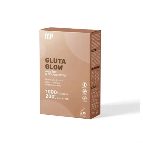Gluta Glow Suspension Buvable Anti Age Éclaircissant 14 Sticks