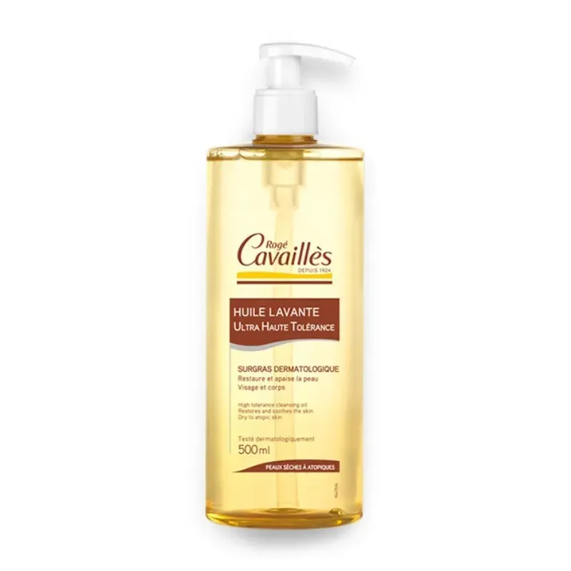 ROGE CAVAILLES Huile Lavante Dermato Peaux à Tendance Atopique 500 ml