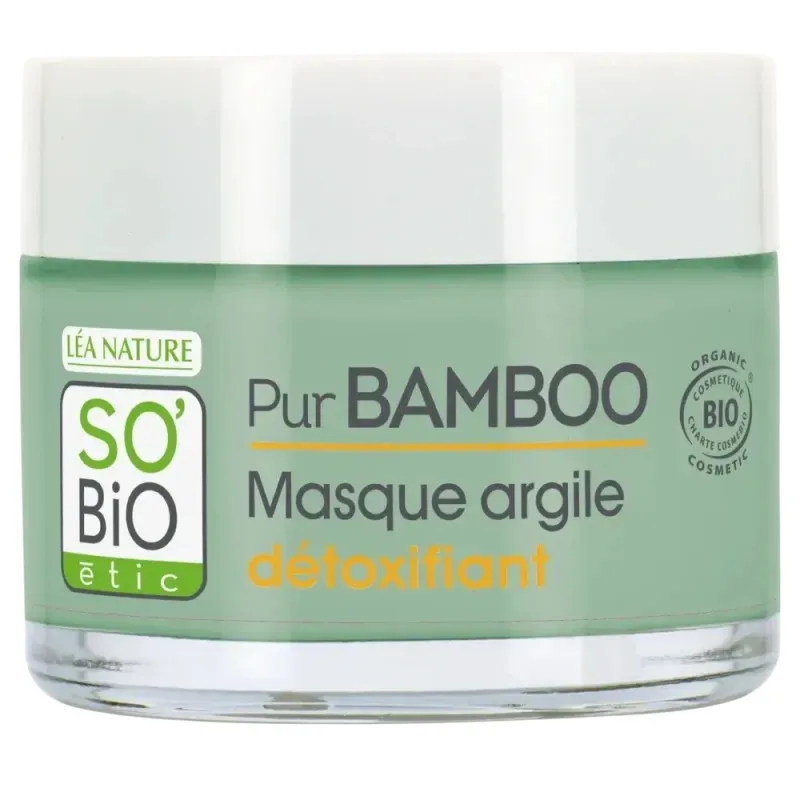 So Bio Pur Bamboo Masque Argile Detoxifiant 50 ml