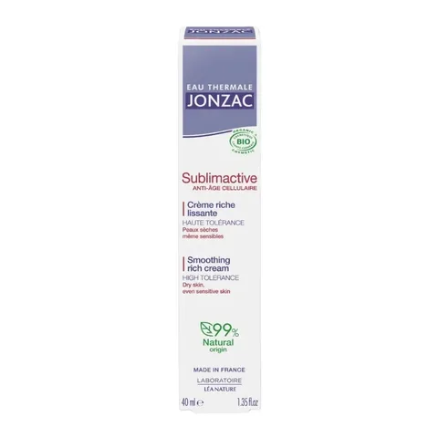 JONZAC Sublimactive Crème Riche Lissante Anti-Âge 40 ml