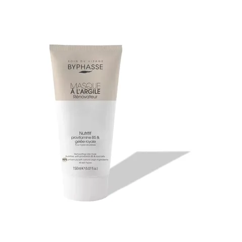 BYPHASSE Masque à l'argile Renovateur Tous Types de Peaux 150 ml