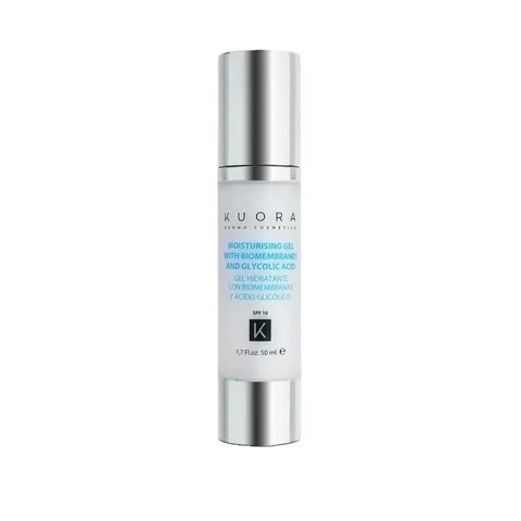 KUORA Gel Hydratant aux Biomembranes et à l'acide Glycolique SPF10 50 ml