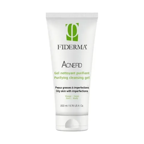 FIDERMA Acnefid Gel Nettoyant Purifiant Peaux Grasses 200 ml