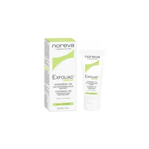 NOREVA Exfoliac Acnomega 100 Keratoregulateur Matifiant 30 ml