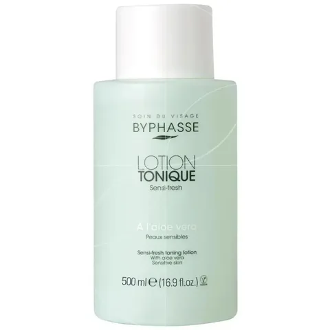 BYPHASSE Lotion Tonique Sensi-Fresh à L’aloe Vera 500 ml
