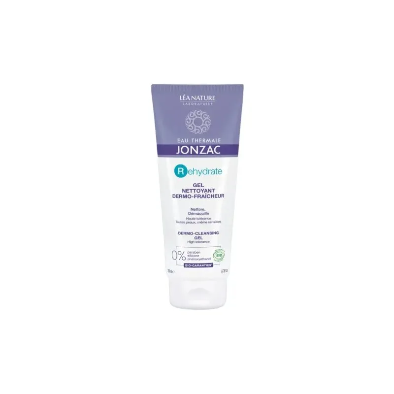 JONZAC Rehydrate Gel Dermo Nettoyant Visage 200 ml