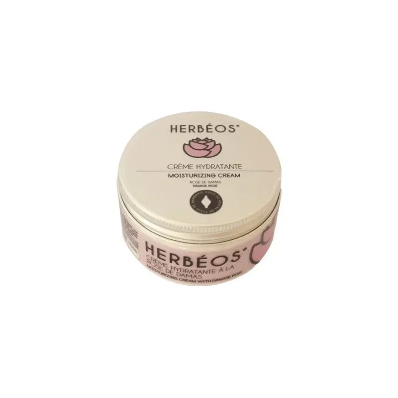 HERBEOS Crème Hydratante à la Rose de Damas 100 ml
