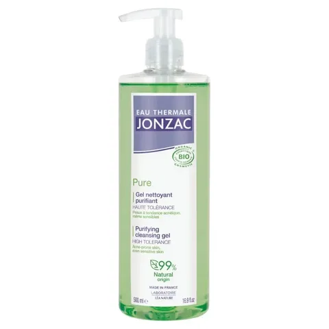 JONZAC Pure Gel Nettoyant Purifiant Bio 500 ml