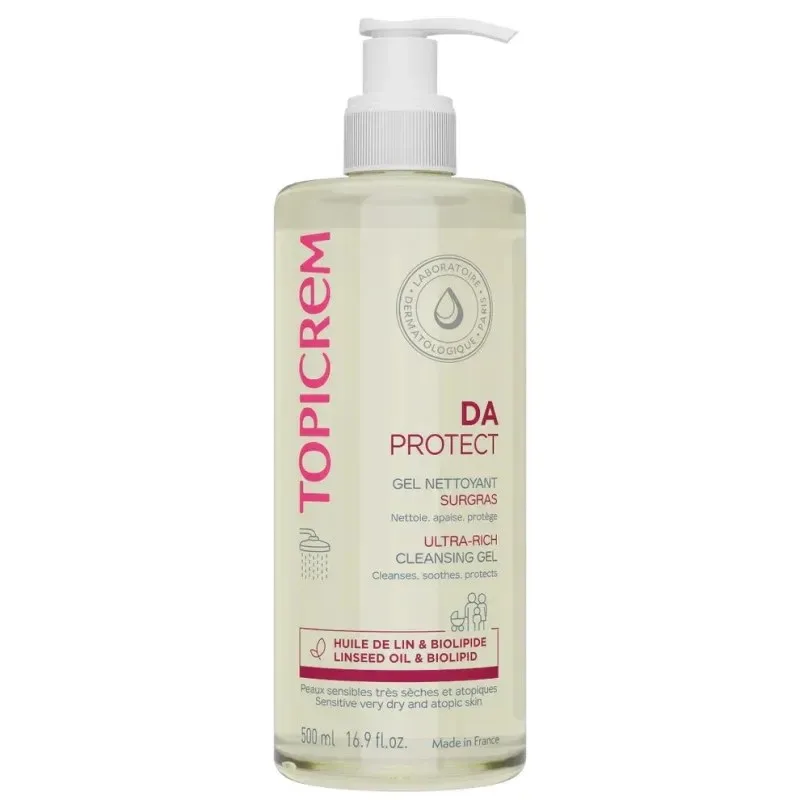 TOPICREM Da Protect Gel Nettoyant Surgras 500 ml