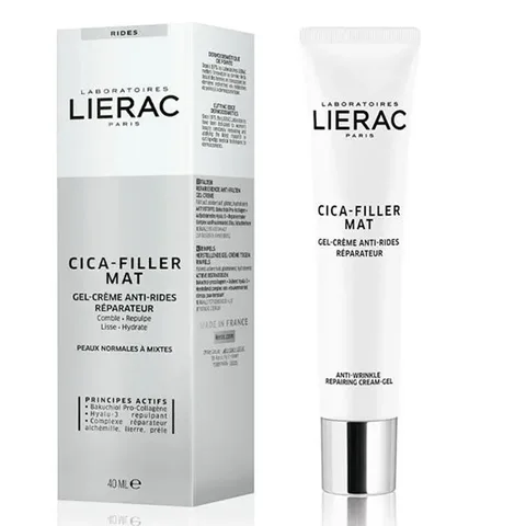 LIERAC Cica-Filler Gel-Creme Mat Anti-Rides Réparateur 40 ml