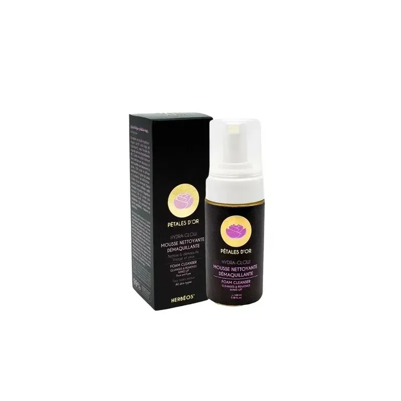 HERBEOS Hydra Glow Mousse Nettoyante Démaquillante 100 ml