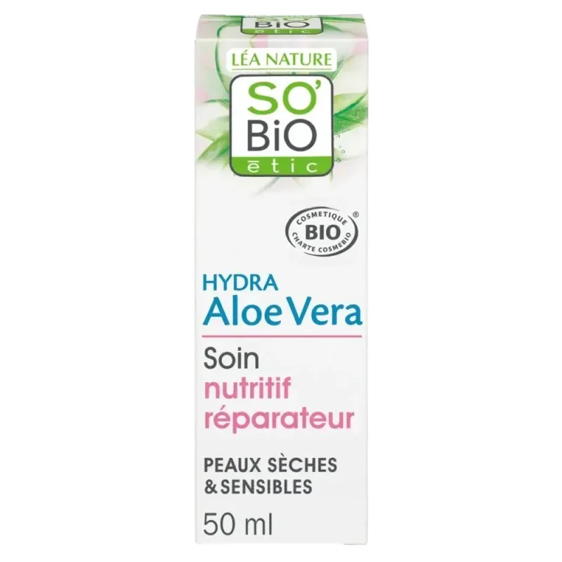 So Bio Hydra Aloe Vera Soin Nutritif Réparateur 50 ml — photo 2