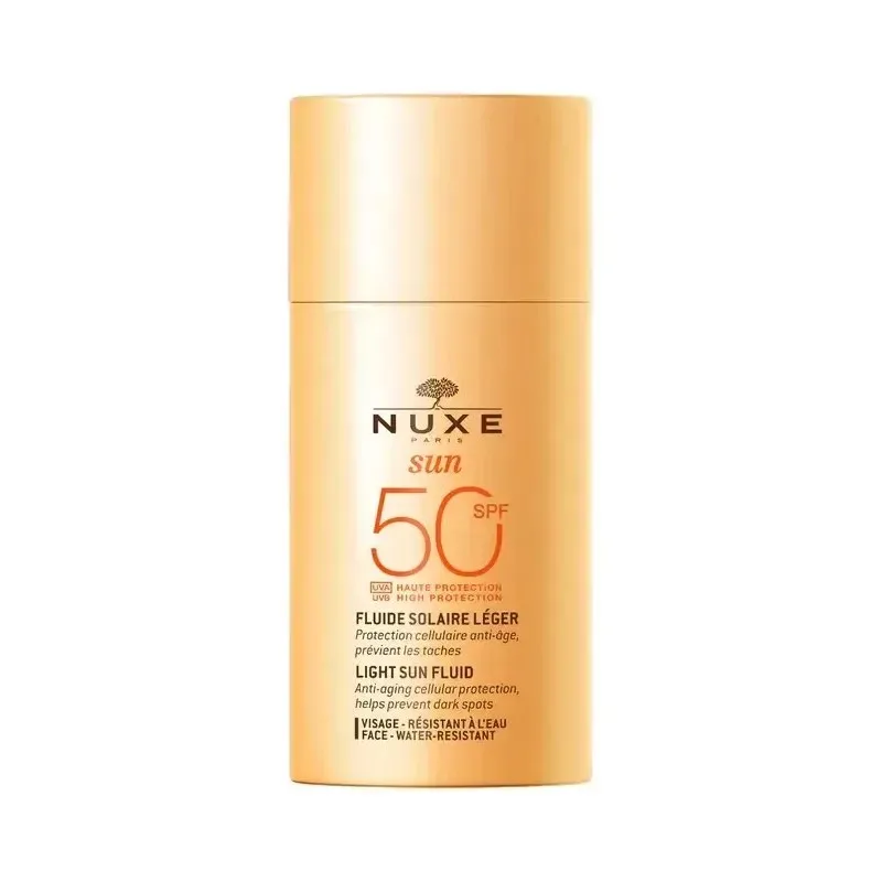 NUXE Sun Fluide Léger Visage SPF50+ 50 ml