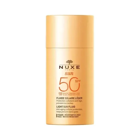 NUXE Sun Fluide Léger Visage SPF50+ 50 ml