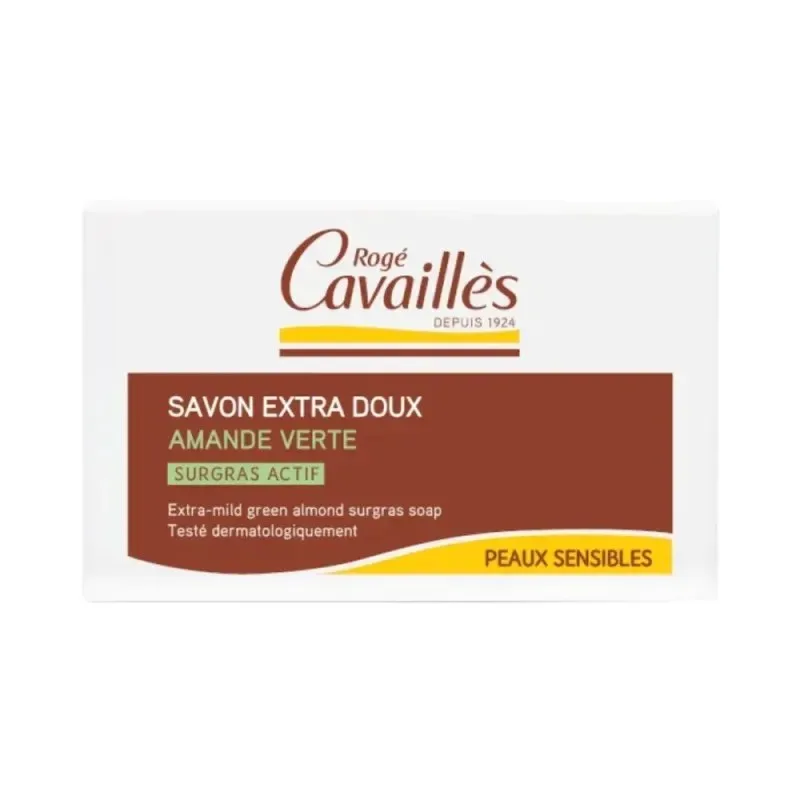 ROGE CAVAILLES Savon Surgras Extra-Doux-Amande Verte150g