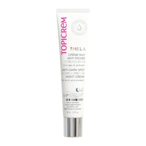 TOPICREM Mela Crème Nuit Anti Taches Peeling Doux 40 ml
