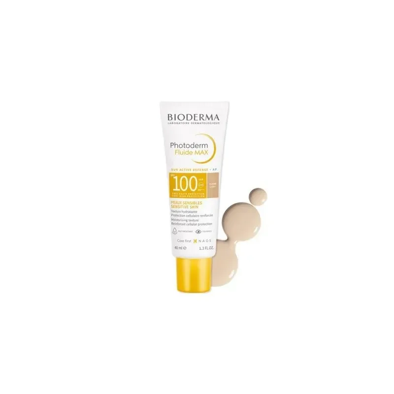 BIODERMA Photoderm Fluide Max Teinté Claire SPF 100+ 40 ml