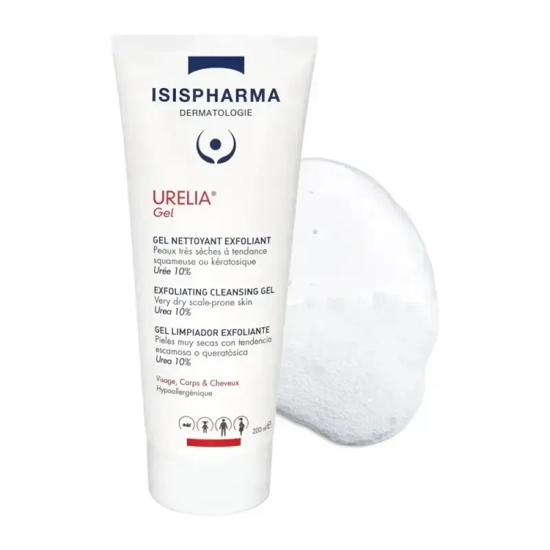 ISISPHARMA Urelia Gel Nettoyant Exfoliant 200 ml