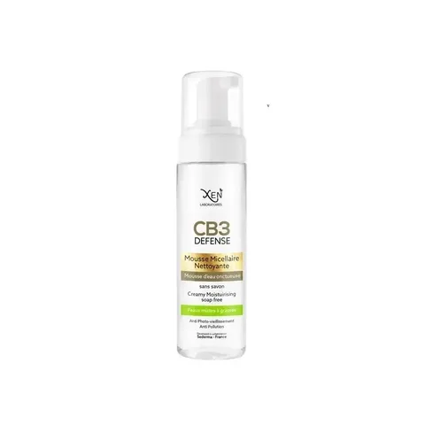 XEN CB3 Defense Mousse Micellaire Nettoyante Peaux Mixtes à Grasses 200 ml
