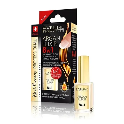 Eveline Cosmetics Argain Élixir 8in1 Huile Intensement 12 ml