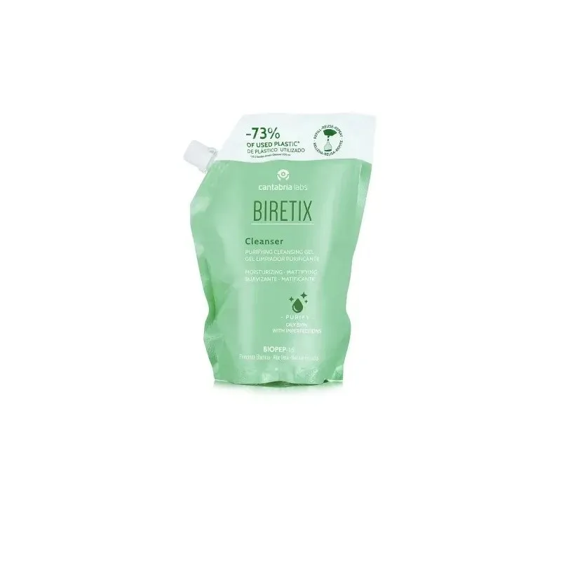 Biretix Gel Nettoyant Purifiant Recharge 400 ml