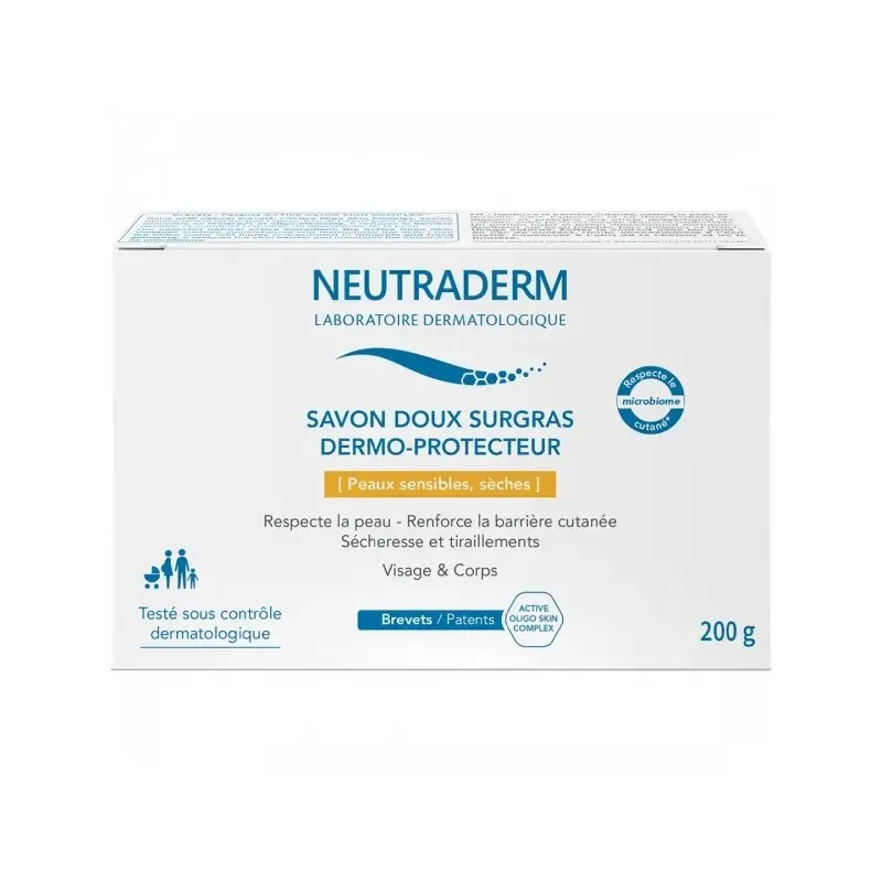 NEUTRADERM Savon Doux Surgras Dermo-Protecteur 200 g