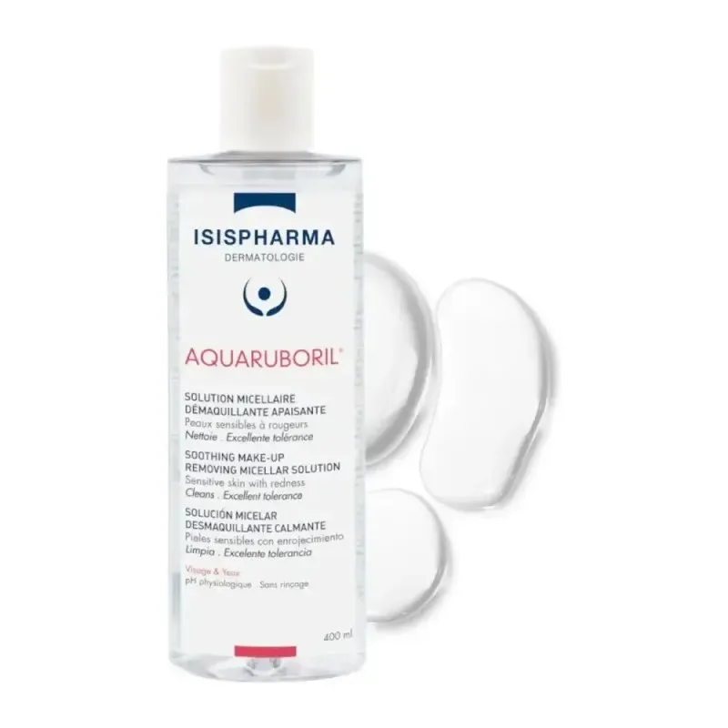 ISISPHARMA Aquaruboril Solution Micellaire Démaquillante 400 ml