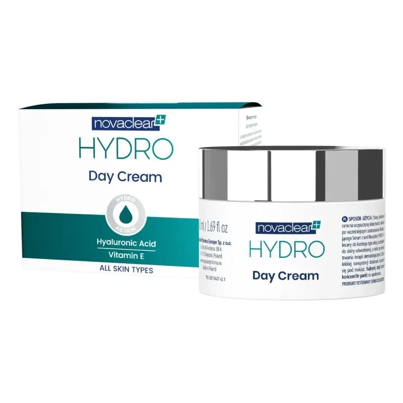 NOVACLEAR Hydro Gel-Creme de Jour à l'acide Hyaluronique 50 ml