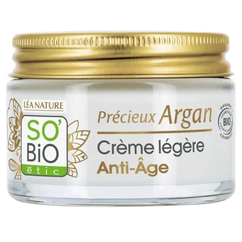So Bio Soin Léger Anti Age Nuit Precieux Argan 50 ml