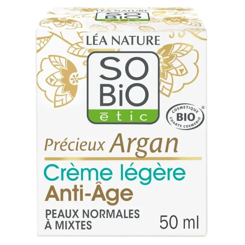 So Bio Soin Léger Anti Age Nuit Precieux Argan 50 ml — photo 2