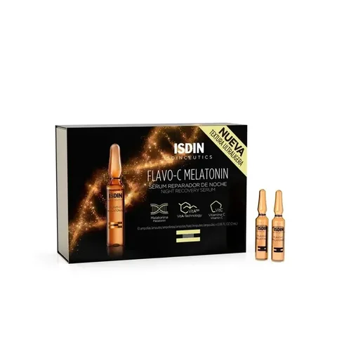 ISDIN Isdinceutics Flavo-C Melatonin Sérum Réparateur Nuit 10 Unidoses de 2 ml