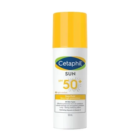 CETAPHIL Sun Face Fluid Teinté Light Medium SPF50+ 50 ml